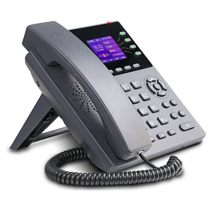 Téléphone IP VoIP T790PWN - 4 lignes SIP + WiFi - Compatible IP PBX